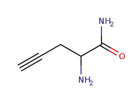 Molecular Structure of 718596-26-0 (2-amino-4-pentynoic acid amide)