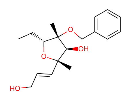 (2S,3S,4R,5R)-4-Benzyloxy-5-ethyl-2-((E)-3-hydroxy-propenyl)-2,4-dimethyl-tetrahydro-furan-3-ol
