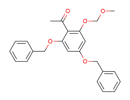 Ethanone, 1-[2-(methoxymethoxy)-4,6-bis(phenylmethoxy)phenyl]-