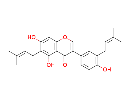 4H-1-Benzopyran-4-one,5,7-dihydroxy-3-[4-hydroxy-3-(3-methyl-2-buten-1-yl)phenyl]-6-(3-methyl-2-buten-1-yl)-