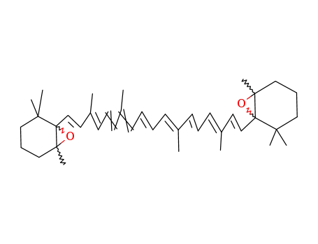 Molecular Structure of 864-94-8 (β,β-carotene diepoxide)