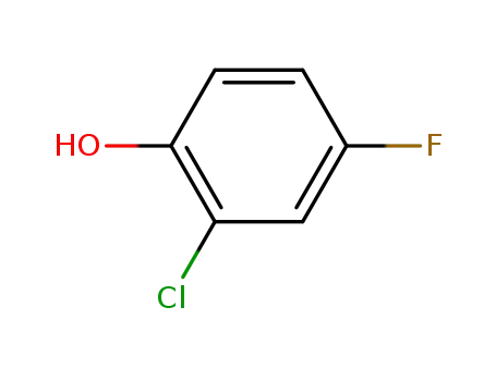 Molecular Structure of 1996-41-4 (Phenol,2-chloro-4-fluoro-)