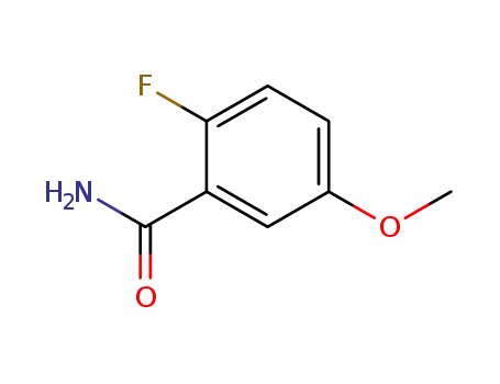 Molecular Structure of 400-92-0 (2-Fluoro-5-methoxybenzamide)