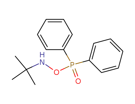 Molecular Structure of 79239-25-1 (N-tert-butyl-O-diphenylphosphinylhydroxylamine)