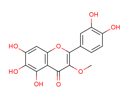 4H-1-Benzopyran-4-one,2-(3,4-dihydroxyphenyl)-5,6,7-trihydroxy-3-methoxy-