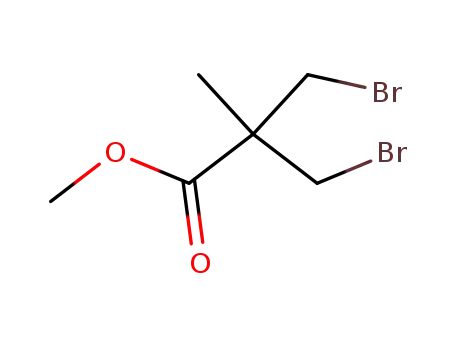 Molecular Structure of 861588-29-6 (3-bromo-2-bromomethyl-2-methyl-propionic acid methyl ester)