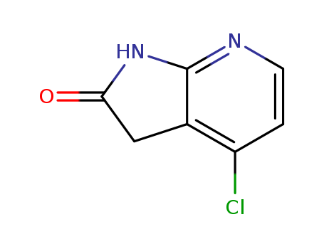 2H-Pyrrolo[2,3-b]pyridin-2-one,4-chloro-1,3-dihydro-