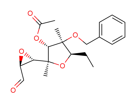 Acetic acid (2S,3R,4S,5R)-4-benzyloxy-5-ethyl-2-((2S,3S)-3-formyl-oxiranyl)-2,4-dimethyl-tetrahydro-furan-3-yl ester