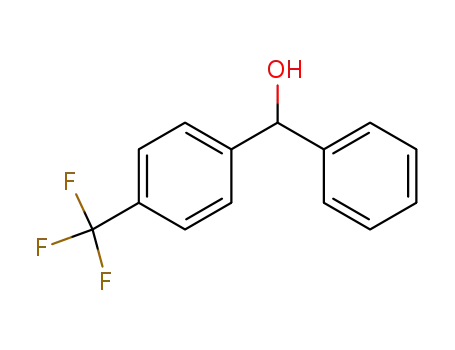 Molecular Structure of 395-23-3 (4-(TRIFLUOROMETHYL)BENZHYDROL)