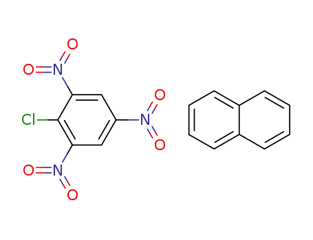 Molecular Structure of 21416-60-4 (naphthalene; compound with 2-chloro-1,3,5-trinitro-benzene)