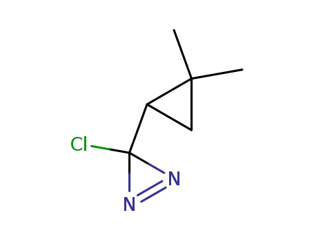 Molecular Structure of 151538-87-3 (3-(2,2-dimethylcyclopropyl)-3-chlorodiazirine)