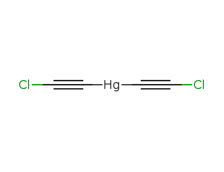Molecular Structure of 64771-59-1 (bis(chloroethynyl)mercury)
