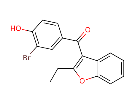 Methanone,(3-bromo-4-hydroxyphenyl)(2-ethyl-3-benzofuranyl)-