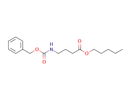 Molecular Structure of 1245613-15-3 (4-benzyloxycarbonylaminobutyric acid pentyl ester)