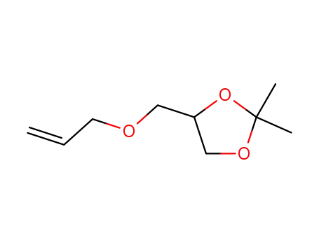 Molecular Structure of 4421-23-2 (4-[(ALLYLOXY)METHYL]-2,2-DIMETHYL-1,3-DIOXOLANE)