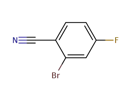 Molecular Structure of 36282-26-5 (2-Bromo-4-fluorobenzonitrile)