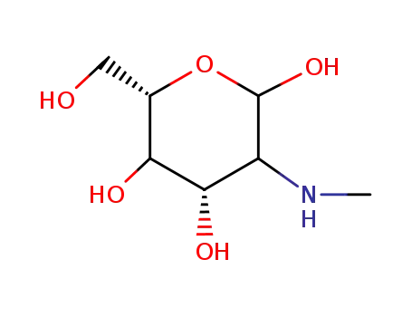 Molecular Structure of 42852-95-9 (N-METHYL-D-GLUCOSAMINE)