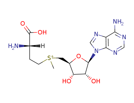 2-amino-4-[[5-(6-aminopurin-9-yl)-3,4-dihydroxy-oxolan-2-yl]methyl-methyl-sulfonio]butanoate