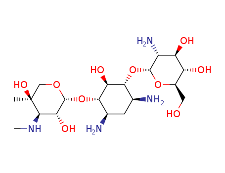 2-[4,6-diamino-3-[3-amino-4,5-dihydroxy-6-(hydroxymethyl)oxan-2-yl]oxy-2-hydroxycyclohexyl]oxy-5-methyl-4-(methylamino)oxane-3,5-diol