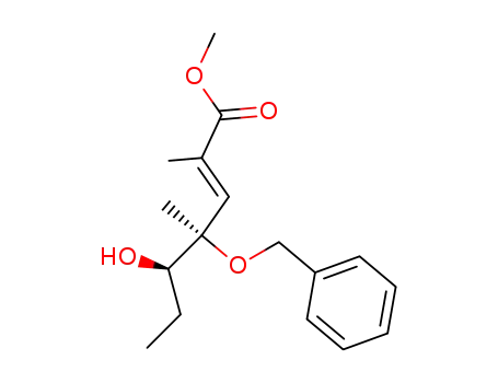 (E)-(4R,5R)-4-Benzyloxy-5-hydroxy-2,4-dimethyl-hept-2-enoic acid methyl ester