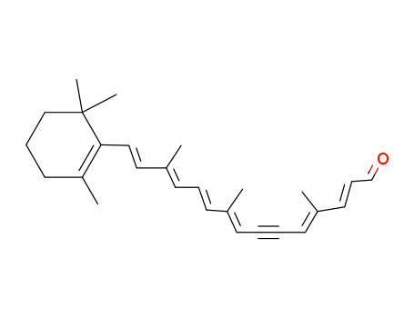 2,4,8,10,12,14-Pentadecahexaen-6-ynal,4,9,13-trimethyl-15-(2,6,6-trimethyl-1-cyclohexen-1-yl)-,(2E,4E,8E,10E,12E,14E)-