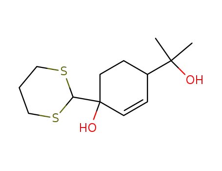(+/-)-1-(1,3-dithianyl)-4-(1-hydroxy-1-methylethyl)cyclohex-2-enol