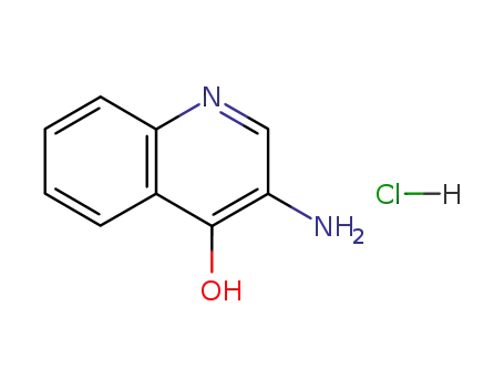 Molecular Structure of 129377-66-8 (3-AMINOQUINOLIN-4-OL)