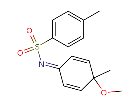 Benzenesulfonamide,
N-(4-methoxy-4-methyl-2,5-cyclohexadien-1-ylidene)-4-methyl-