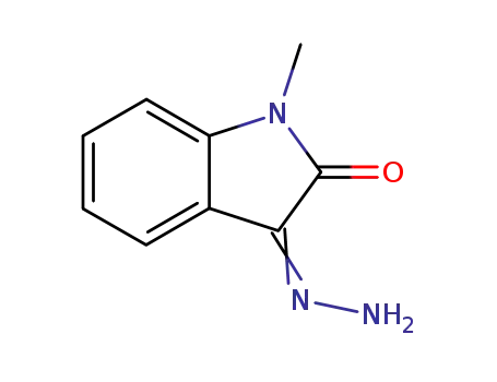 Molecular Structure of 3265-23-4 (3-HYDRAZONO-1-METHYL-1,3-DIHYDRO-INDOL-2-ONE)