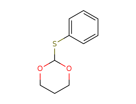 Molecular Structure of 118418-20-5 (1,3-Dioxane, 2-(phenylthio)-)