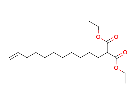 Molecular Structure of 52355-51-8 (diethyl 10-undecenylmalonate)