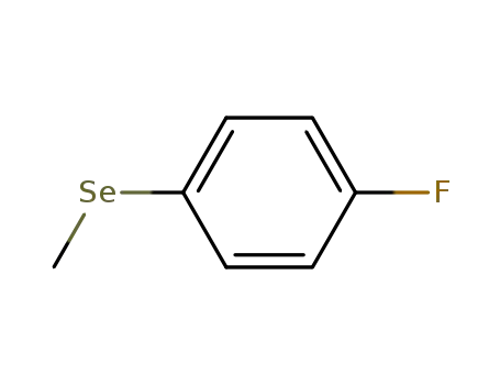 Molecular Structure of 37773-26-5 (Benzene, 1-fluoro-4-(methylseleno)-)