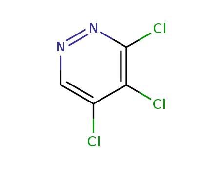 Molecular Structure of 14161-11-6 (3,4,5-TRICHLOROPYRIDAZINE)