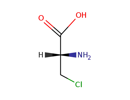 Molecular Structure of 13215-35-5 (3-CHLORO-L-ALANINE)