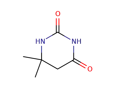 Molecular Structure of 6300-94-3 (6,6-diMethyldihydropyriMidine-2,4(1H,3H)-dione)