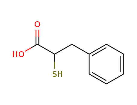 Benzenepropanoic acid, a-mercapto-