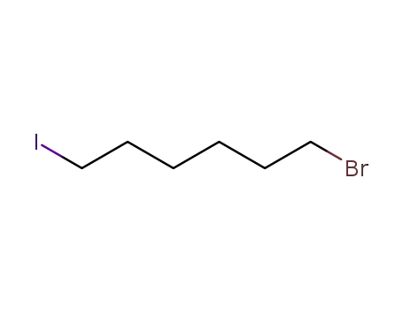 Molecular Structure of 155345-54-3 (1-bromo-6-iodohexane)