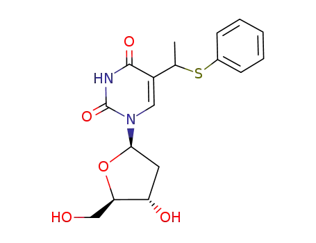 2'-deoxy-5-(1-phenylthioethyl)uridine