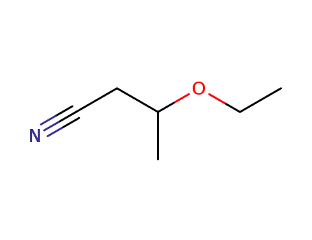 Molecular Structure of 33546-80-4 (3-ethoxy-butyronitrile)