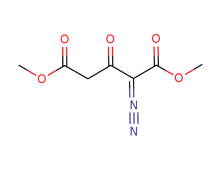 Molecular Structure of 83878-89-1 (2-DIAZO-3-KETOGLUTARIC ACID DIMETHYL ESTER)