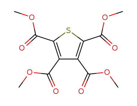 Molecular Structure of 6579-15-3 (Thiophenetetracarboxylic acid, tetramethyl ester)