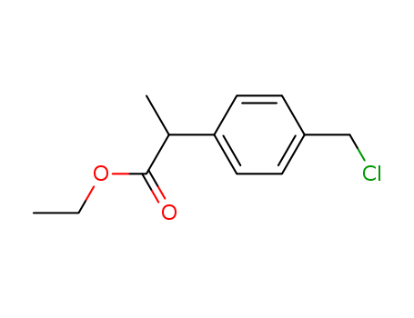 Benzeneacetic acid,4-(chloromethyl)-a-methyl-,ethyl ester cas  43153-03-3