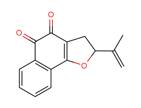 Molecular Structure of 74693-31-5 ((+/-)-2-isopropenyl-2,3-dihydronaphtho[1,2-b]furan-4,5-dione)