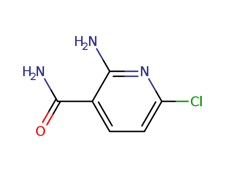 3-Pyridinecarboxamide, 2-amino-6-chloro-