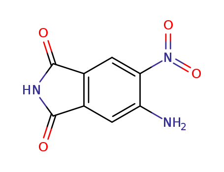 Molecular Structure of 59827-85-9 (1H-Isoindole-1,3(2H)-dione, 5-amino-6-nitro-)