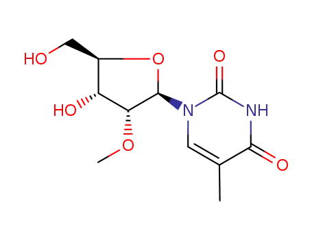 Molecular Structure of 55486-09-4 (5,2'-O-Dimethyluridine)