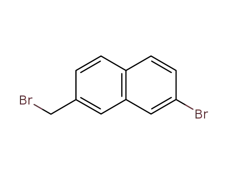 Molecular Structure of 841259-75-4 (Naphthalene, 2-bromo-7-(bromomethyl)-)