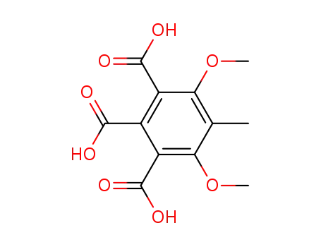 4,6-dimethoxy-5-methyl-benzene-1,2,3-tricarboxylic acid