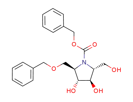(2R,3R,4R,5R)-N-benzyloxycarbonyl-2-benzyloxymethyl-3,4-dihydroxy-5-hydroxymethylpyrrolidine