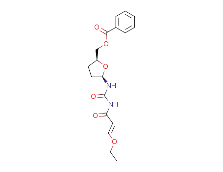 Benzoic acid (2S,5R)-5-[3-((E)-3-ethoxy-acryloyl)-ureido]-tetrahydro-furan-2-ylmethyl ester